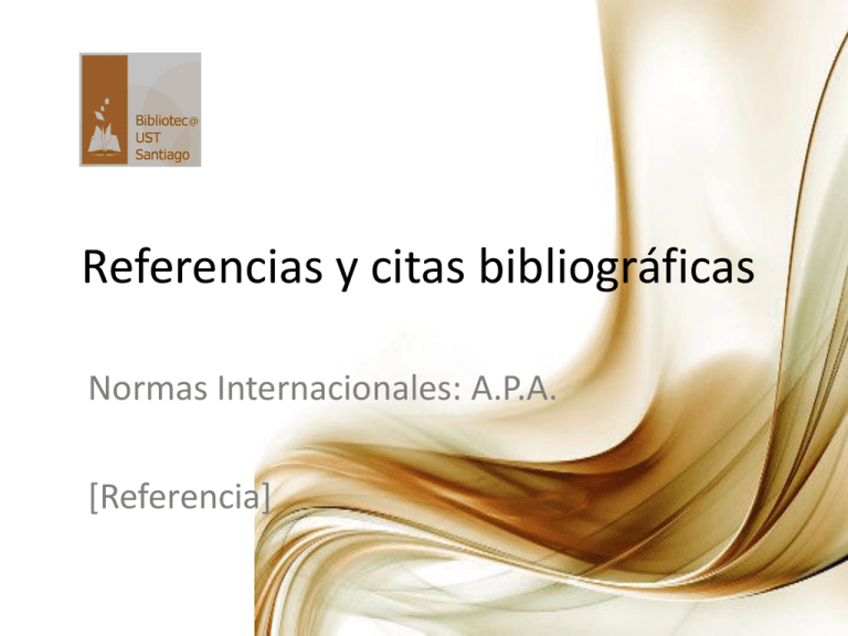 Referencias Y Citas Bibliográficas