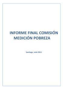 Informe final Comisión Medición Pobreza