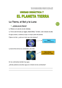 8El Planeta Tierra (Unidad 7) - Maria Reina Eskola. Aulas de