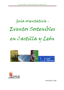 Eventos Sostenibles en Castilla y León