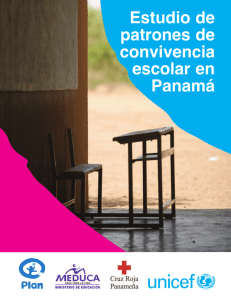 Estudio de patrones de convivencia escolar en Panamá