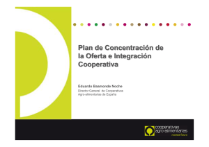 Integración Cooperativa - Cooperativas Agro