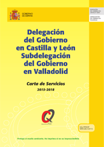 Cuadernillo Web. Delegación del Gobierno en Castilla y León y