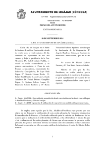 Acta de Pleno 26-09-2014 - Ayuntamiento de Iznájar