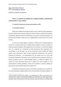 derecho de libertad de creencias tema iv. la libertad de