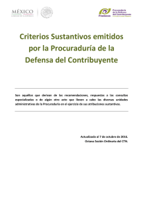 Criterios Sustantivos SADC - Procuraduría de la Defensa del