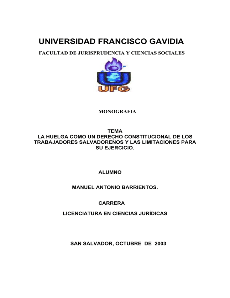 UNIVERSIDAD FRANCISCO GAVIDIA