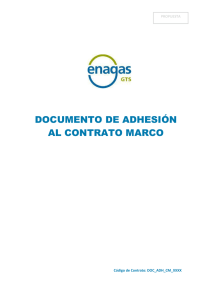 documento de adhesión al contrato marco