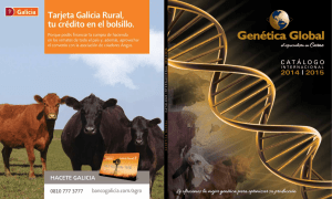 Genética Global Catálogo 2014
