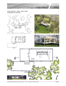 Casa Farnsworth – Illinois - EEUU (1950) 1 Ludwig Mies van der Rohe