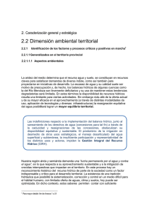Diagnostico situacional cap 2.1 dimension ambiental territorial