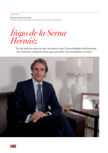 Íñigo de la Serna Hernáiz - Consejo General de Colegios de