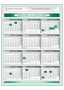 Calendari Laboral Alacant