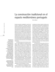 La construcción tradicional en el espacio mediterráneo portugués