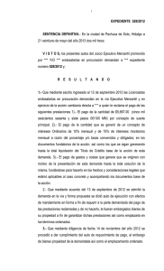 expediente 276/2012 - Poder Judicial del Estado de Hidalgo