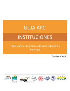 GUIA APC INSTITUCIONES