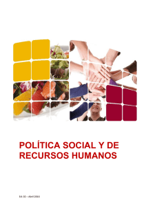 política social y de recursos humanos