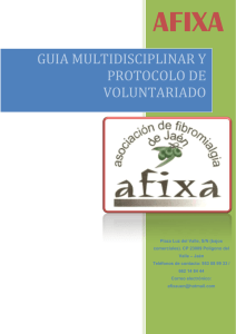 guia multidisciplinar y protocolo de voluntariado