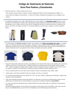 Código de Vestimenta de DeZavala Guía Para Padres y Estudiantes