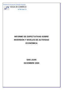 diciembre 2009 - Fundacion Bolsa de Comercio de San Juan