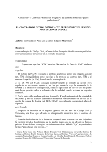 Comisión nº2, Obligaciones - XXV Jornadas Nacionales de Derecho