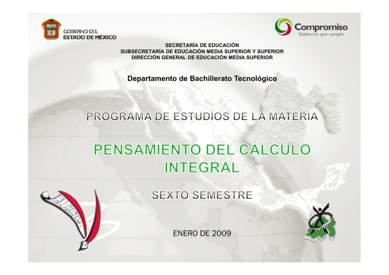 PENSAMIENTO DEL CÁLCULO INTEGRAL