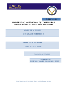Unidad Acad&eacute;mica de Ciencias Jur&iacute;dicas y Sociales UACJS