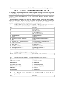 nom-010-stps-1999-aclaracion - Secretaría del Trabajo y Previsión