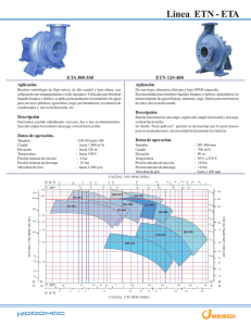 Linea ETN - ETA - Bombas de Agua