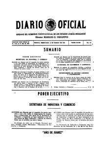 1 - Diario Oficial de la Federación