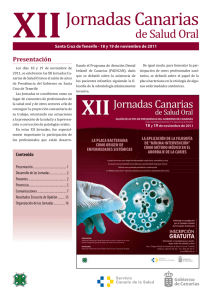 Boletín-XII Jornadas - Gobierno de Canarias