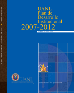 Plan de Desarrollo Institucional 2007-2012