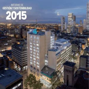 Informe de Gestión y Sostenibilidad 2015