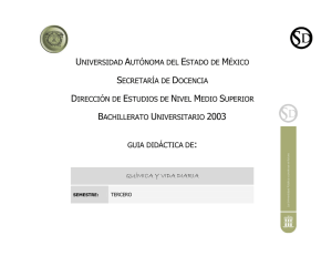 química y vida diaria - Universidad Autónoma del Estado de México