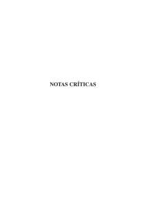 notas críticas - Revistas Científicas de la Universidad de Murcia