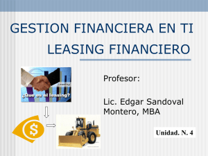 LEASING FINANCIERO