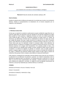 PRÁCTICA 5: Guía de circuitos de corriente continua y RC