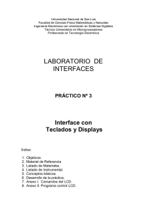 Lab 03 - Teclado_Display_2K9 - Universidad Nacional de San Luis