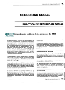 Page 1 No obstante que en la nueva Ley del Seguro Social se ha