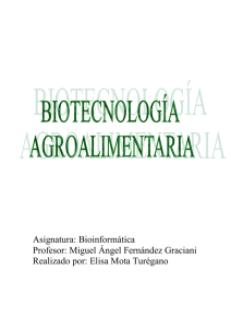 Trabajo Biotecnologia agroalimentaria