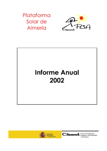 Informe Anual 2002 - Plataforma Solar de Almería