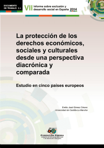 8.4 La protección de los derechos económicos, sociales y culturales
