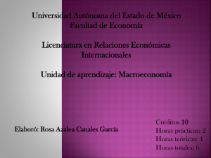Modelo IS – LM - Universidad Autónoma del Estado de México