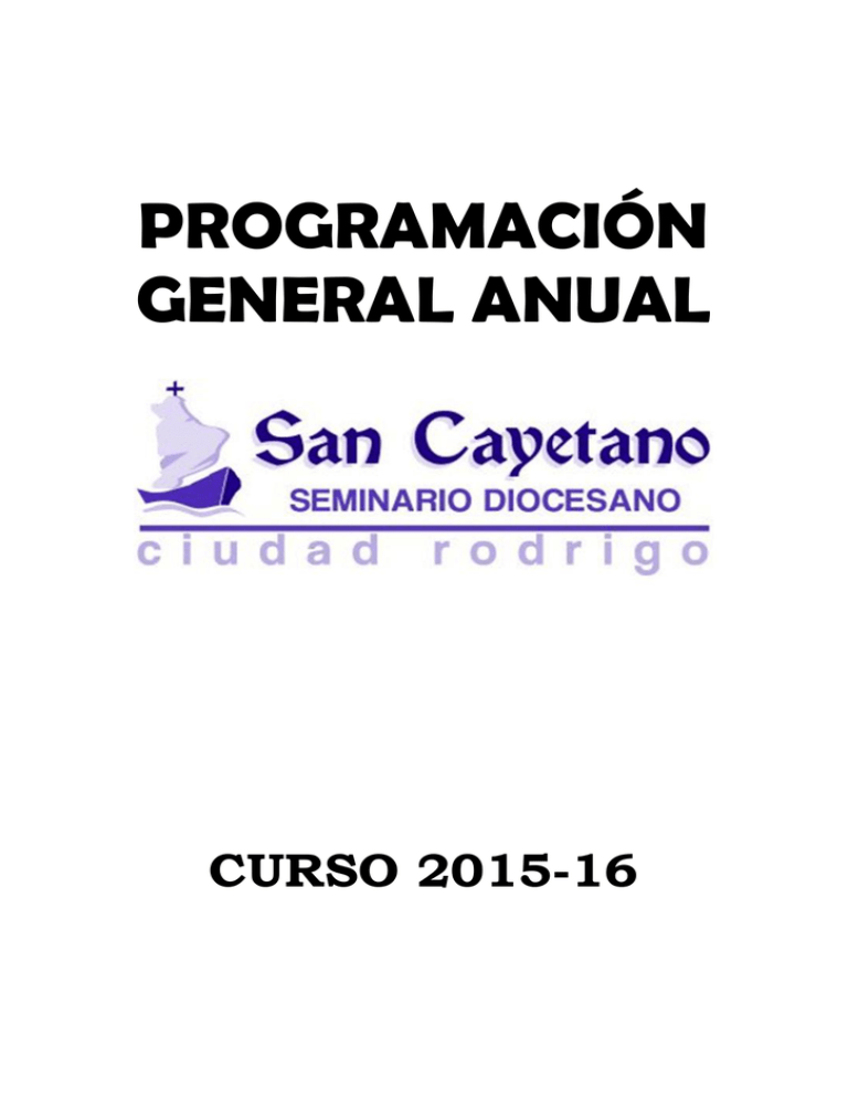 PROGRAMACIÓN GENERAL ANUAL