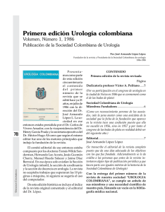 Primera edición Urología colombiana