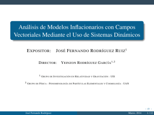 Análisis de Modelos Inflacionarios con Campos