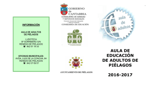 aula adultos 2016-2017 - Ayuntamiento de Piélagos