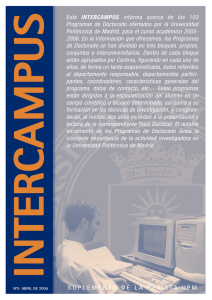 Revista Intercampus nº 5 - Universidad Politécnica de Madrid