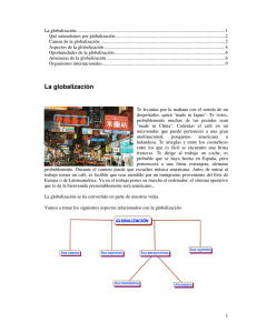 La globalización