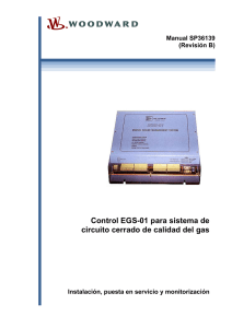 Control EGS-01 para sistema de circuito cerrado de
